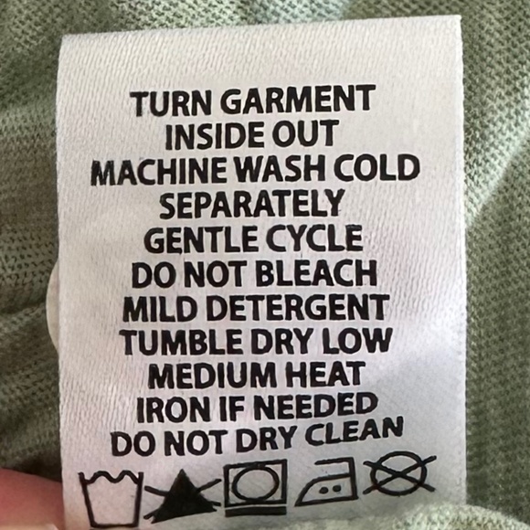 Spartina 449 Lorelei Faux Wrap Tank Top Sea Glass Large Cotton Summer Casual - Picture 10 of 13